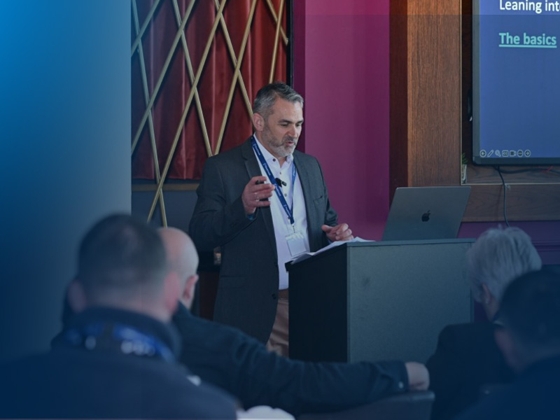 Simon Cook from PSV Glass & Glazing presenting at the FleetCheck Customer Conference 2026