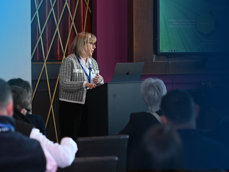 Cannon from SMS Energy presenting at the FleetCheck Customer Conference 2026