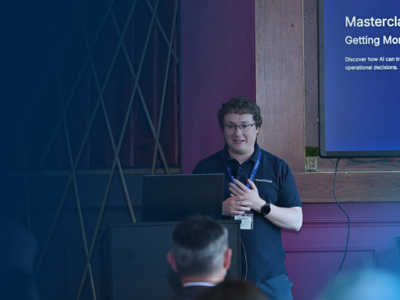 Callum Haymon-Collins, COO at FleetCheck, gives a practical masterclass on getting more from your data with AI agents at the FleetCheck Customer Conference 2026